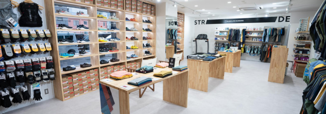 STRIDE LAB 大阪店店内